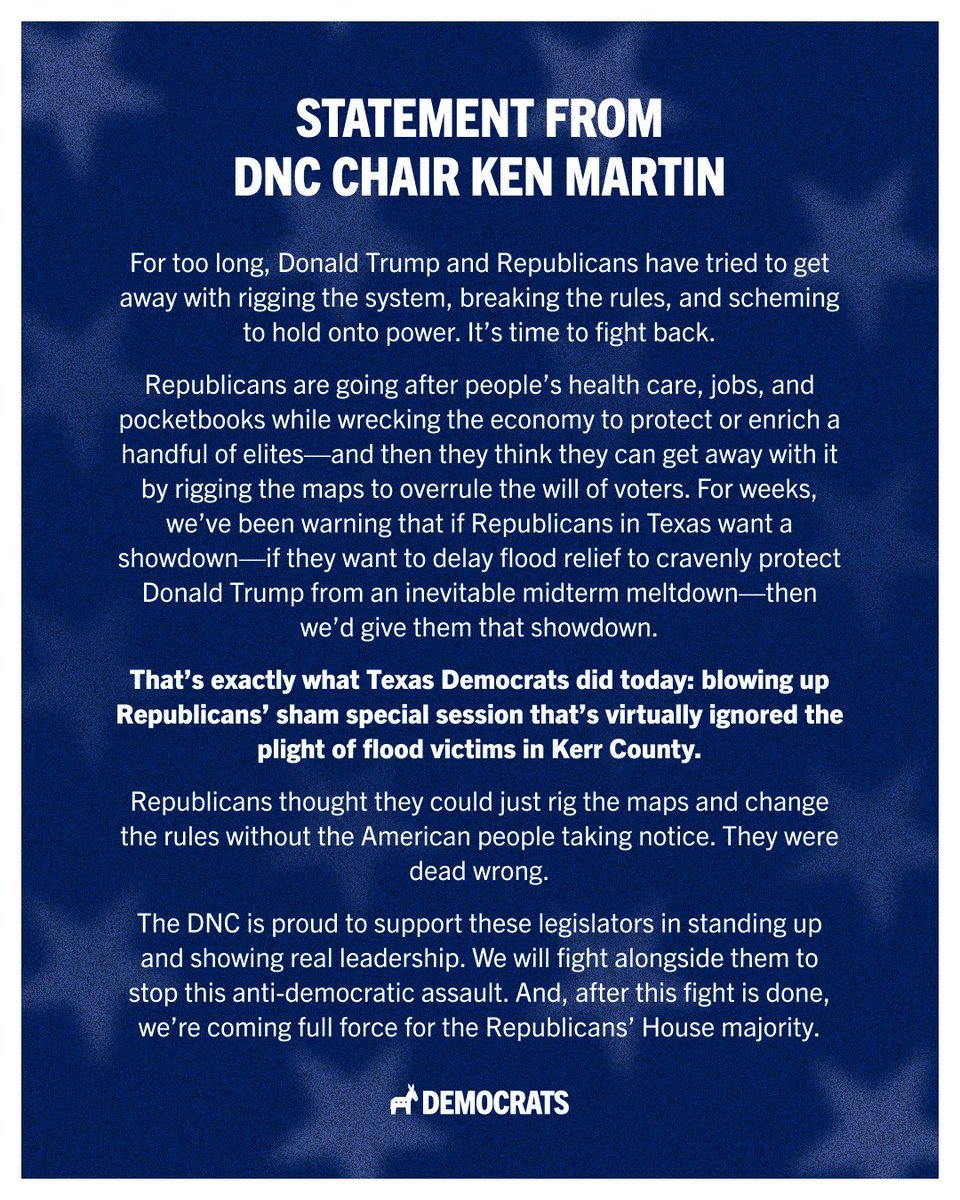 Statement from the DNC Chair