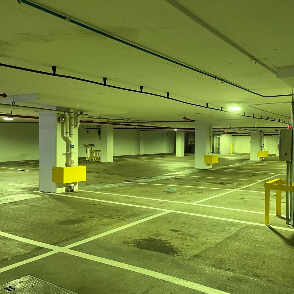 What in the Backrooms is this creepy-ass underground parking deck??!!