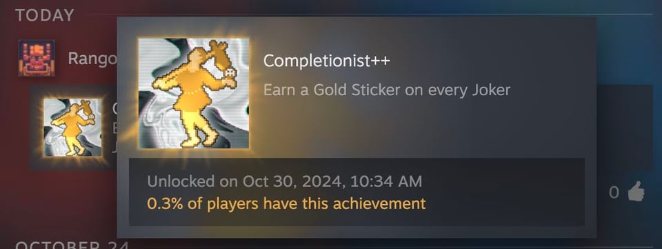 balatro achievement screenshot