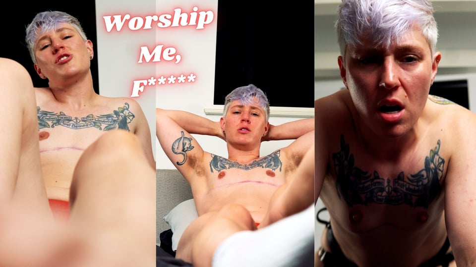 Cover image for "Worship Me, F-slur"