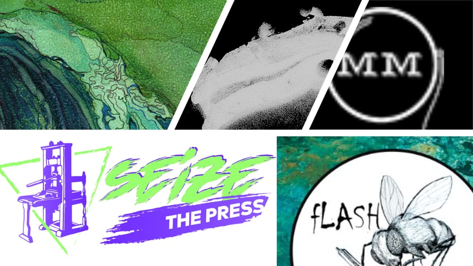 a collage of images related to stories in the Jan 2025 Short Story Rex
