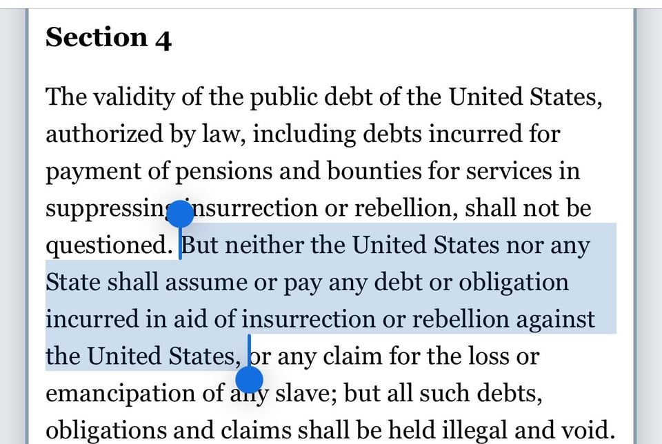 As to the $1.7B slush fund, the Constitution speaks.