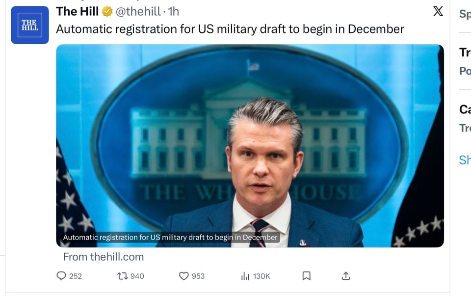 Hegseth clearly has more wars in mind.