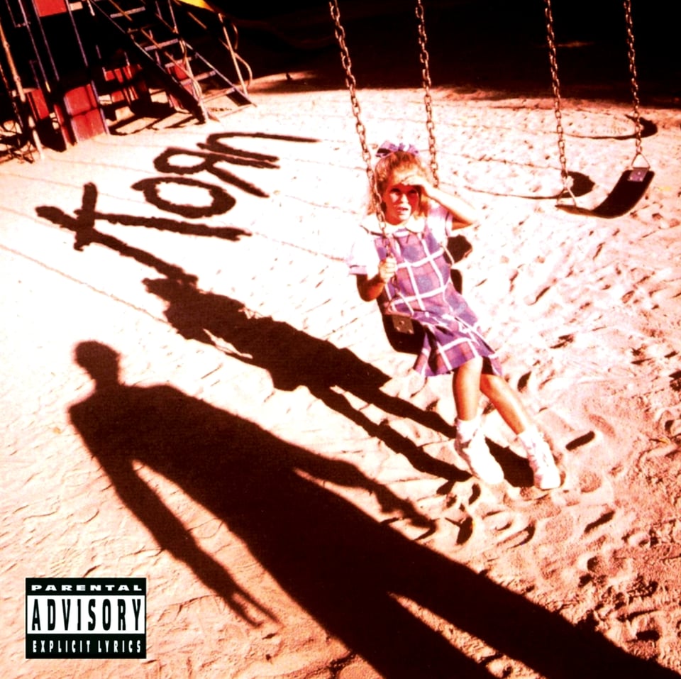 Album cover for Korn's self-titled debut album.