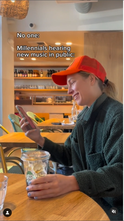 @heyfreesamples on Instagram's reel spotlighting millenial Shazam activity