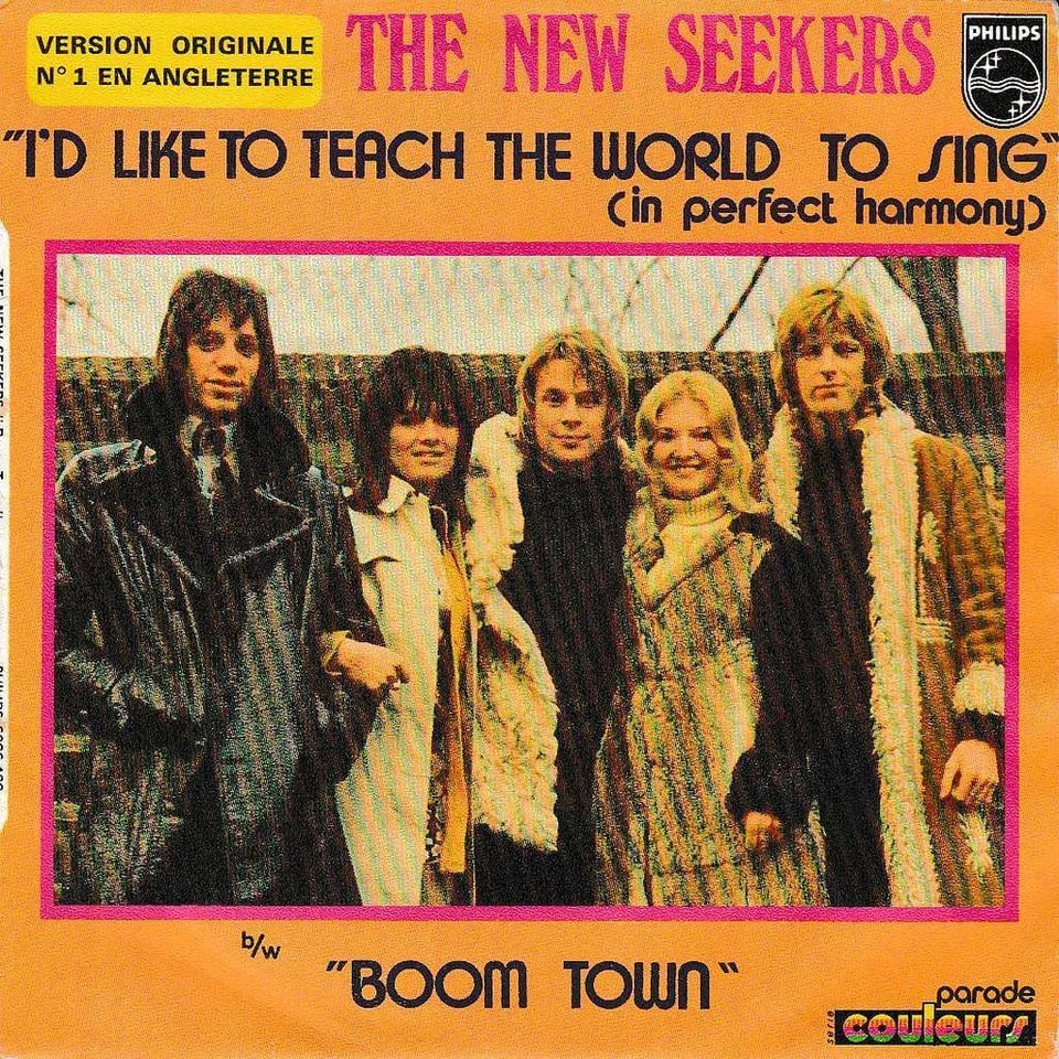 The album cover for The New Seekers'