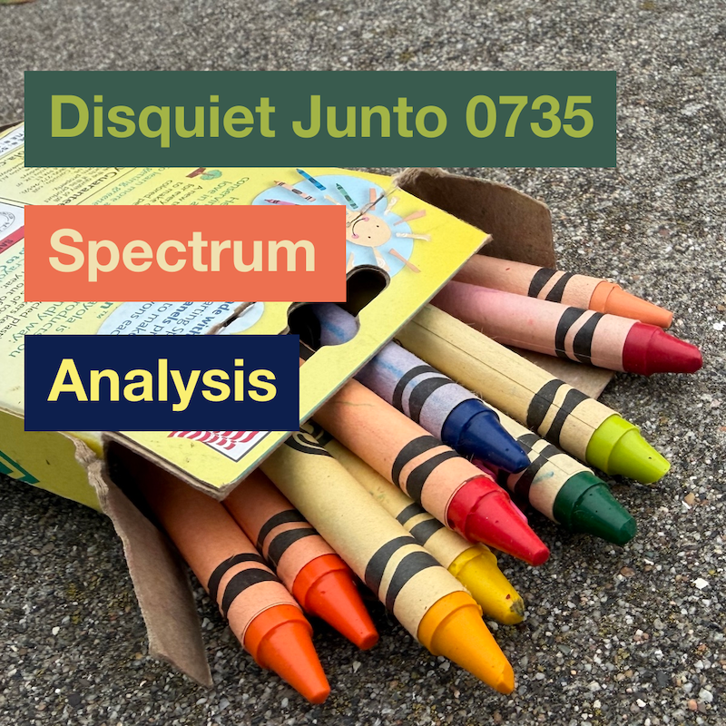 This shows an open box of crayons plus the number and name of the project