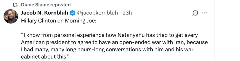 Former Secretaries of State speak out on Netanyahu’s pressure on them to attack Iran.