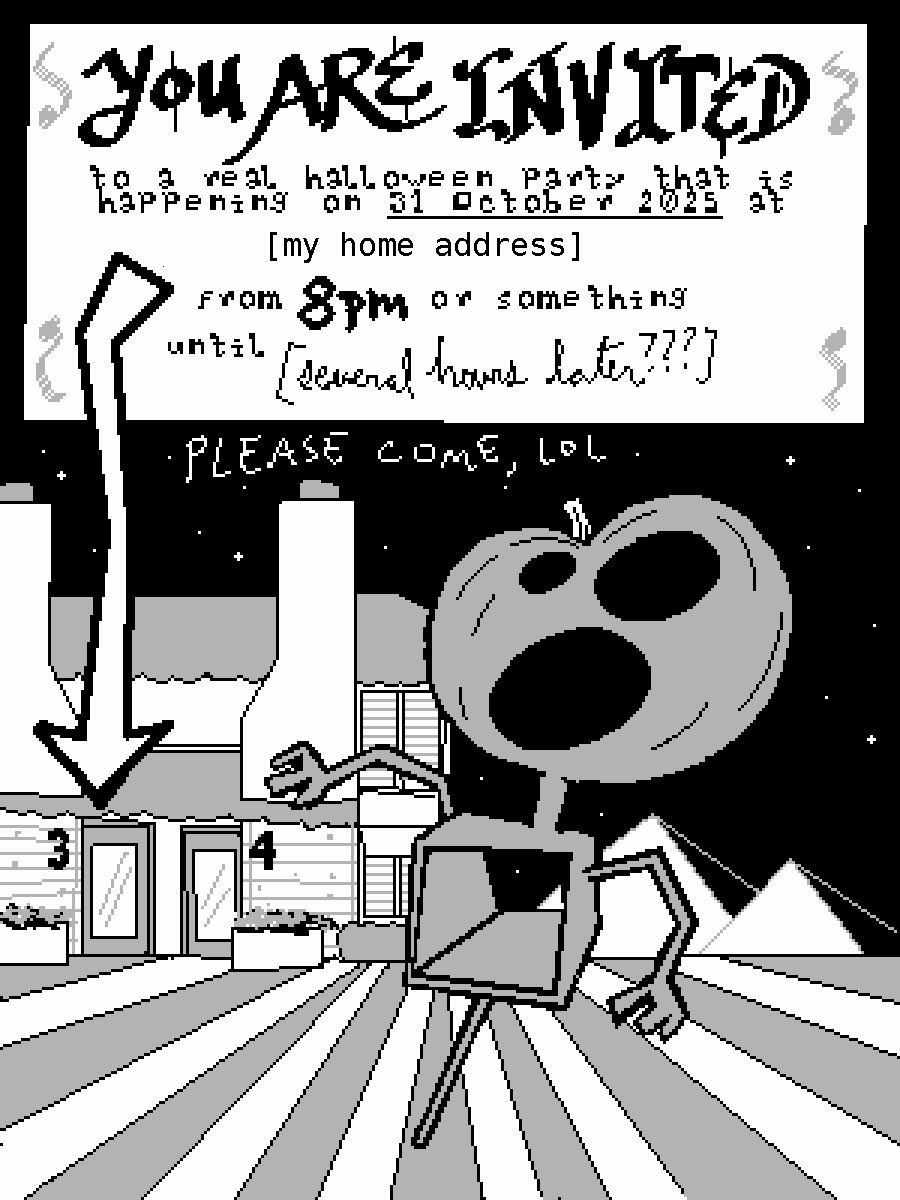 an invitation to a halloween party