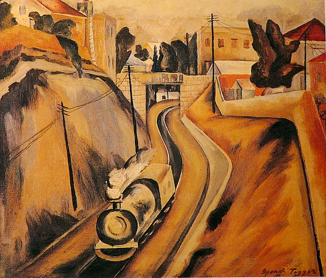 Siona Tagger, “Train Passing Through Neve Tzedek”