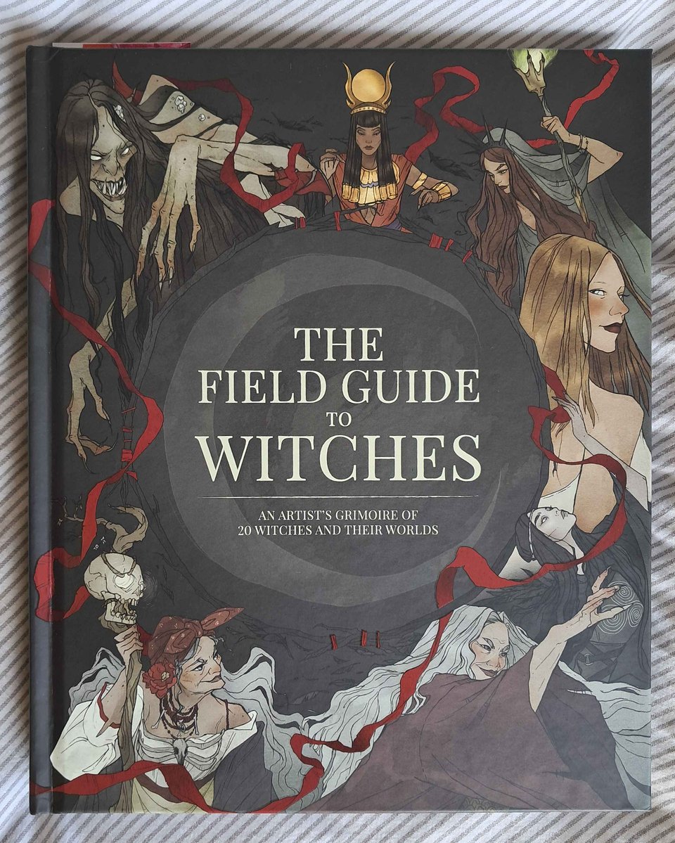 photo of the front cover of the book "The Field Guide to Witches" by 3Dtotal publishing