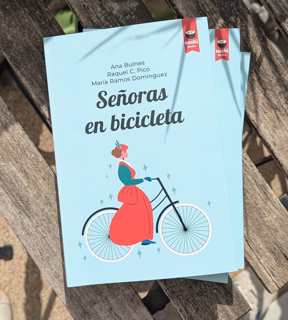 Foto del libro «Señoras en bicicleta».