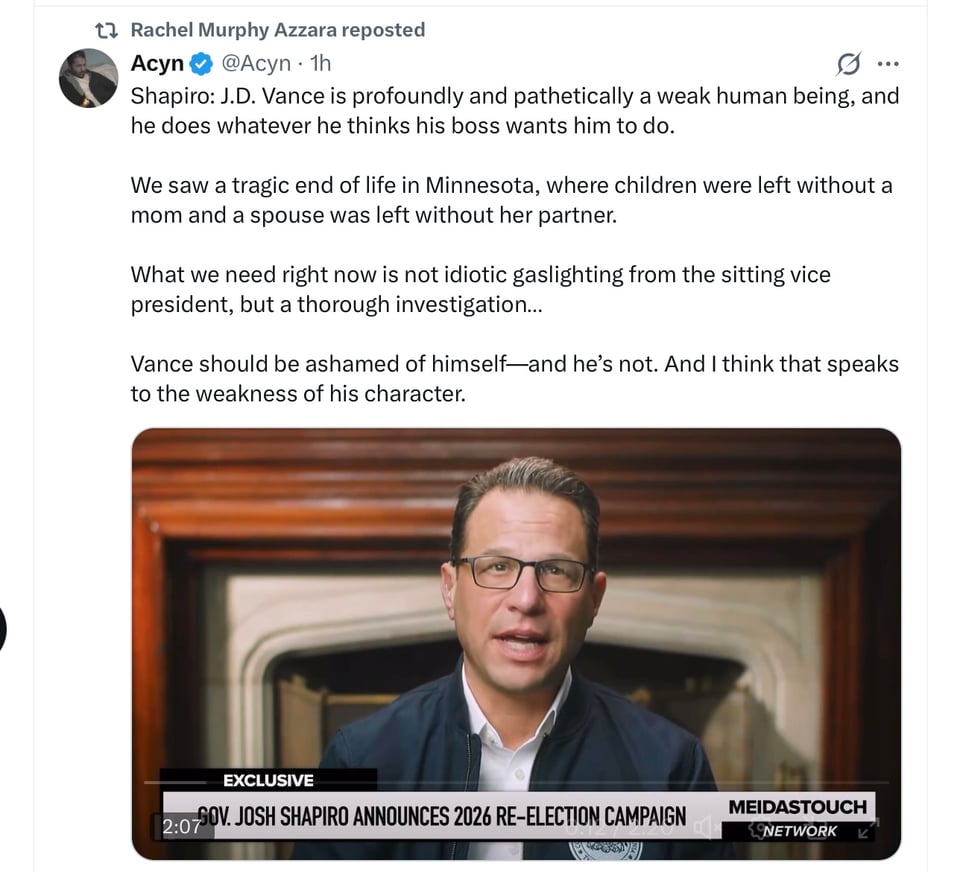 The final words of Renee Good and the subsequent words of the man who murdered her