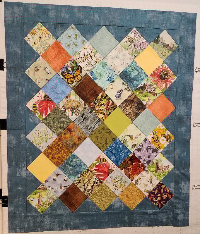 Sneak peak of a quilt for our June Prairie Dreams event — a creation by Ann Kendrick.