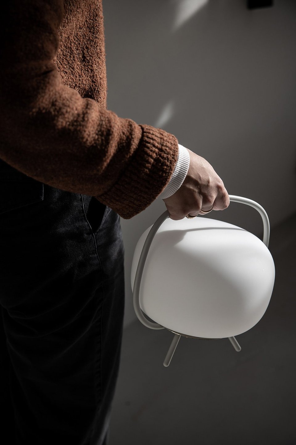 Wander Light Portable being carried by person