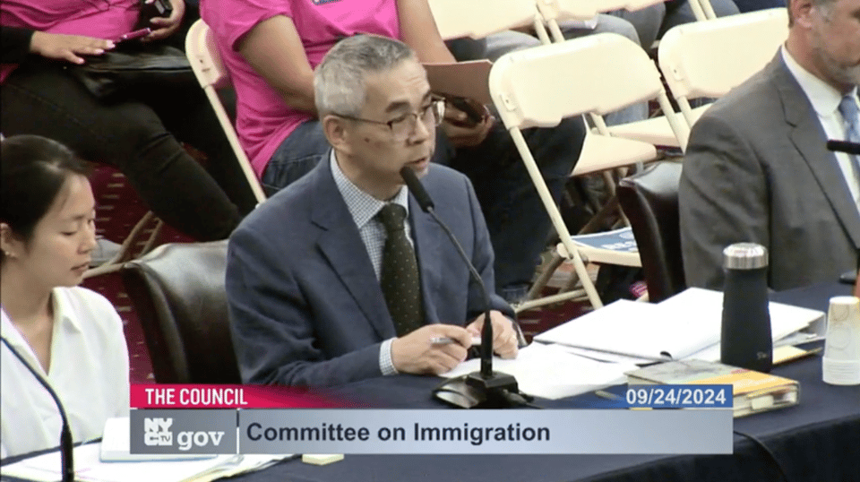 Kenneth Lo from MOIA gives testimony