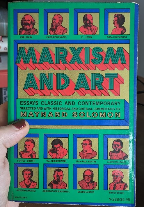 The cover of the anthology Marxism and Art.