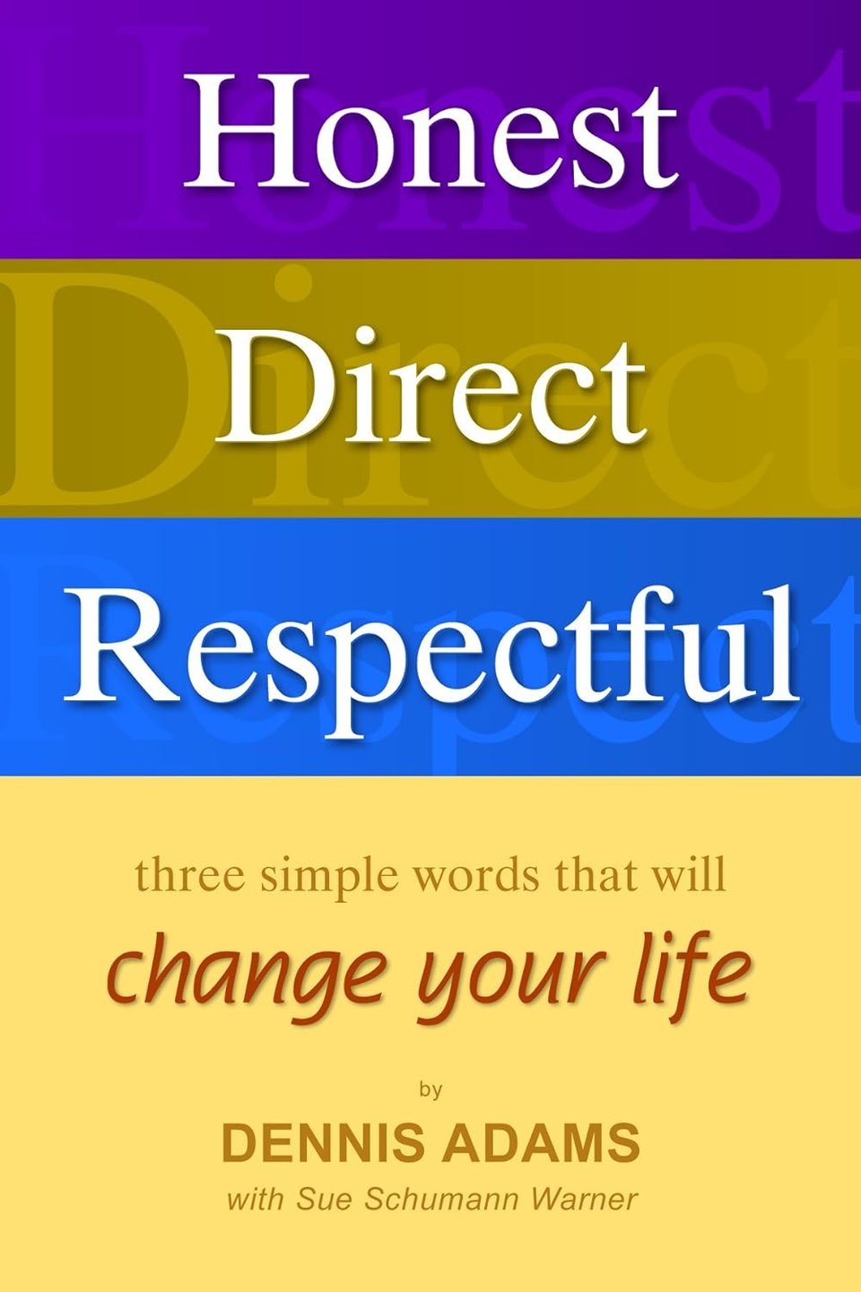 Book cover of Honest, Direct, Respectful by Dennis D. Adams