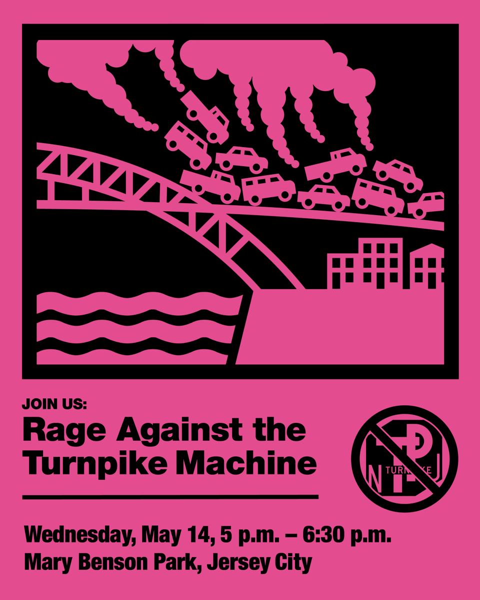 rage against the turnpike machine flyer for may 14 2025 at 5pm