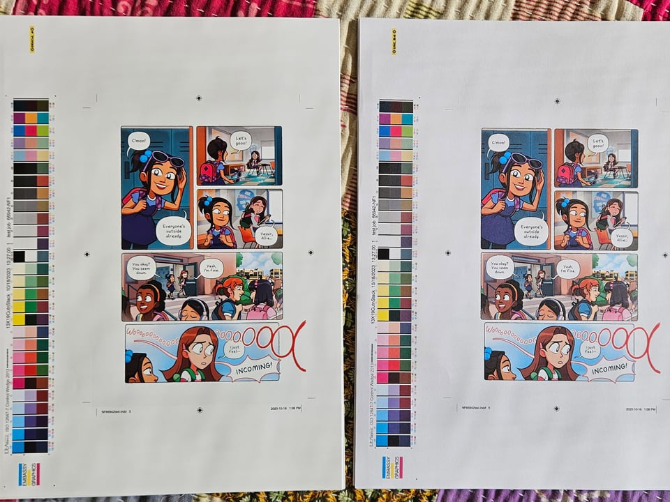 test print gloss vs matte