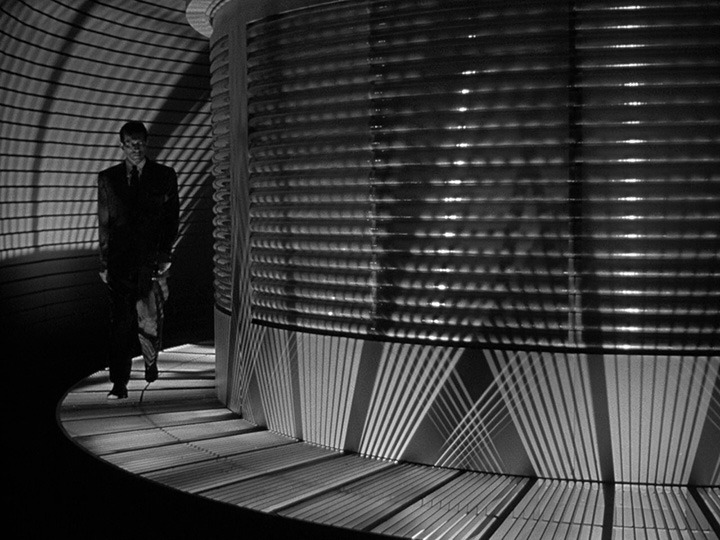 Curved, ominous hallway