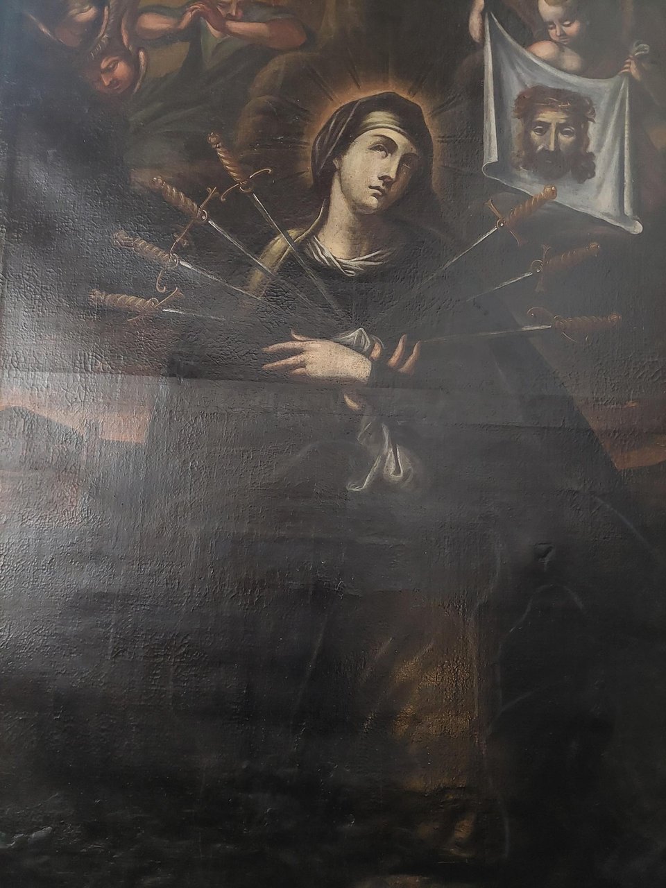 A religious image from a church in Sitges