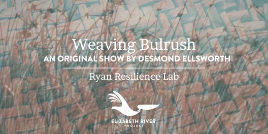 promotional graphic for the event featuring woven basket texture overlaid on river backdrop and Elizabeth River Project's pelican logo