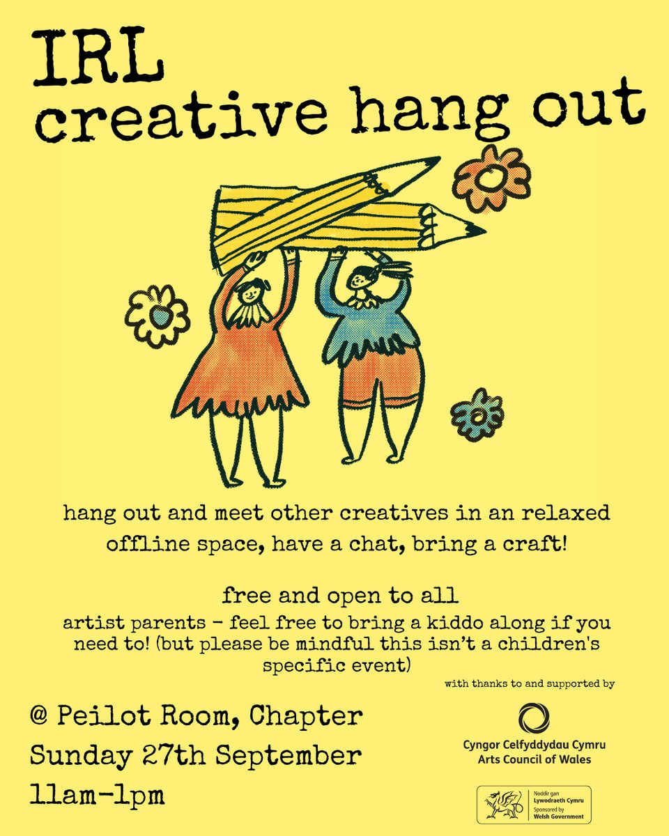 IRL creative hang out! THIS MONTH! 