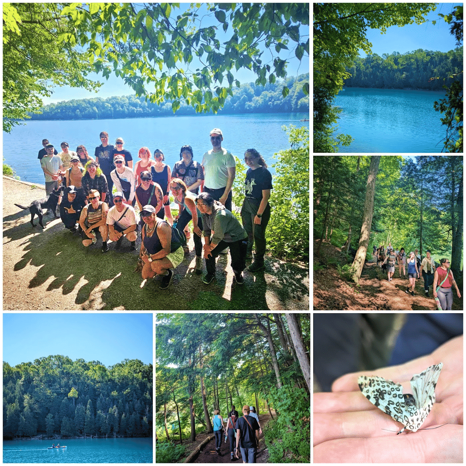 Some photos from our hike at Green Lakes State Park.