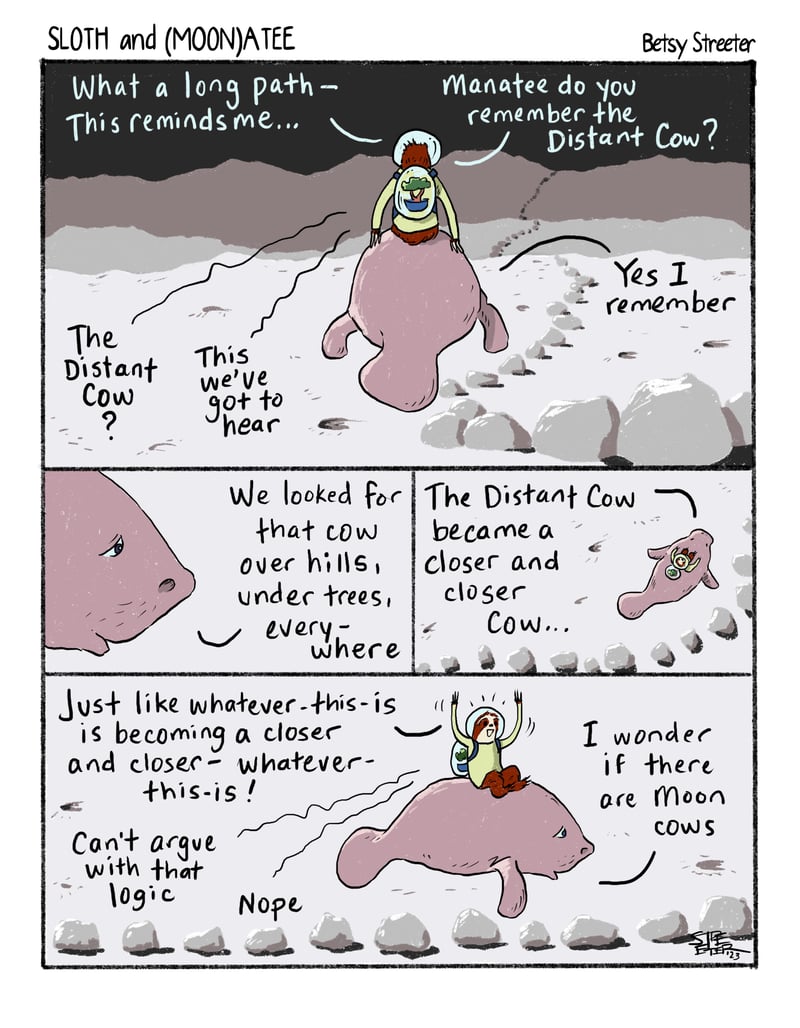 Sloth and Manatee comic