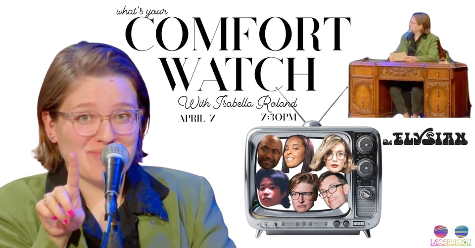 izzy's comfort watch poster