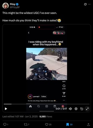 Fitzy on X - "This might be the wildest UGC I’ve ever seen. How much do you think they’ll make in sales?"