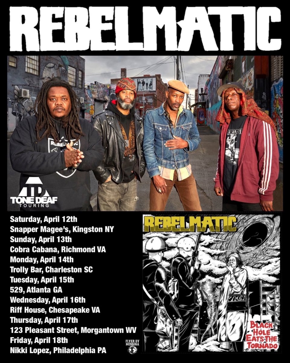 🚐 Tour News 📰 Rebelmatic announces Black Hike Eats the Tornado Tour