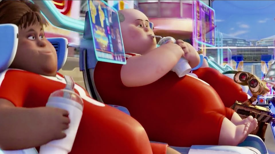 the movie wall-e. correct diagnosis. incorrect prescription.
