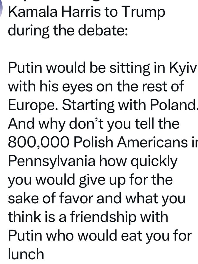 what she, who could have been our President, said