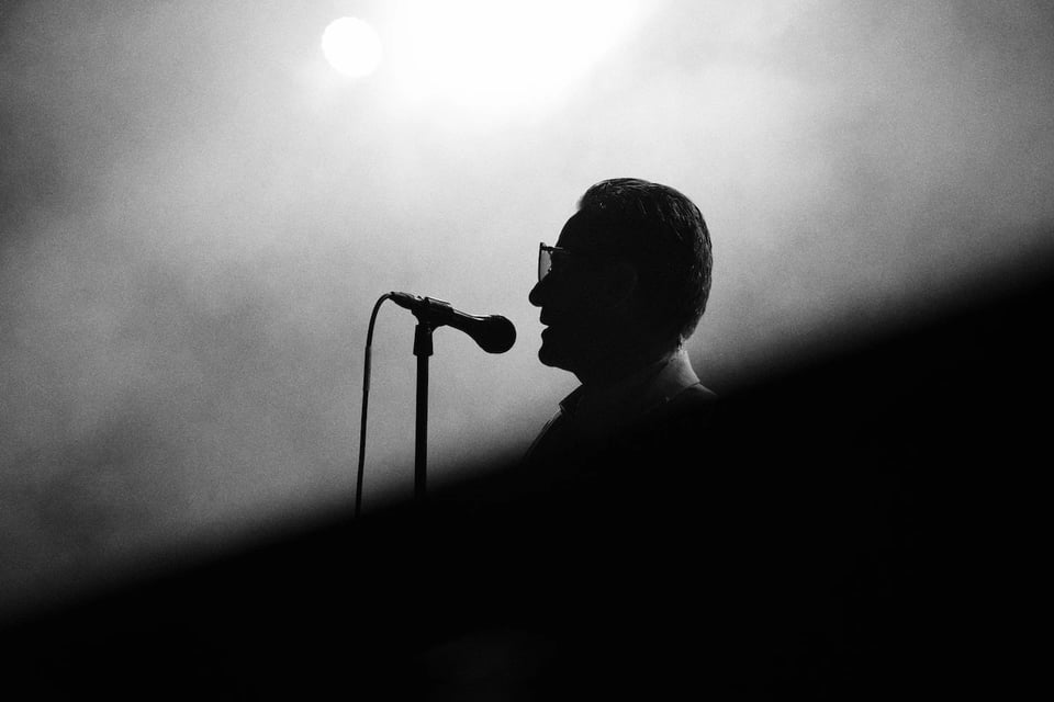 GUS GUS black and white photo