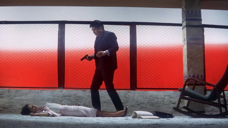 Still image from “Tokyo Drifter.”