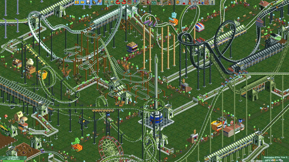 an amusement park