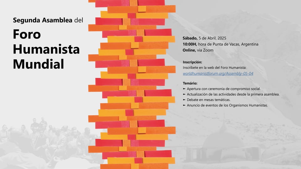 Flyer de invitación a la Segunda Asamblea. Lo pueden utilizar para invitar a amigas/os.