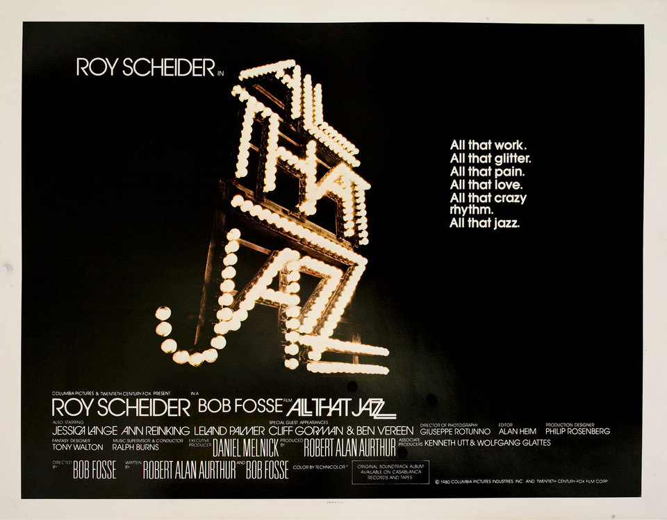 Quad poster for "All That Jazz."