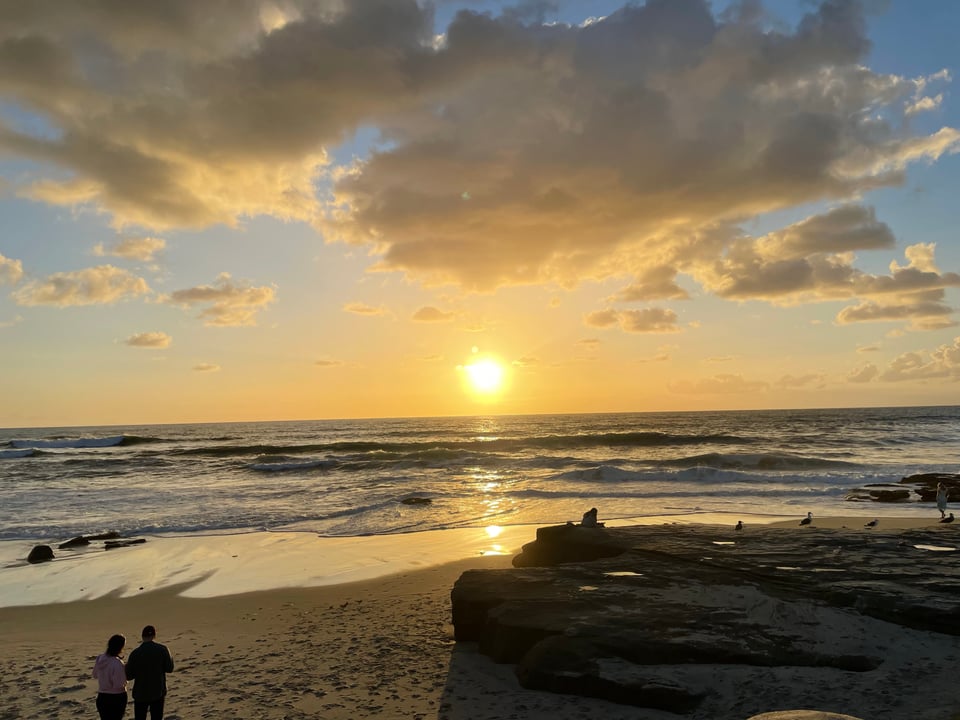 Sunset on the west coast