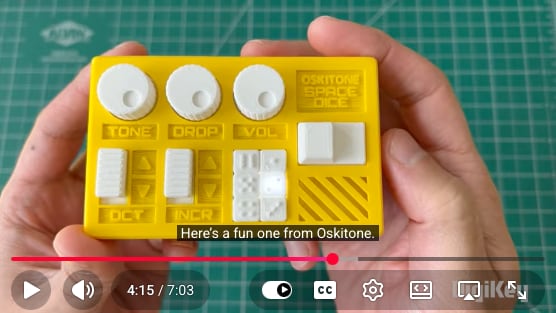 Space Dice on Maker Update video