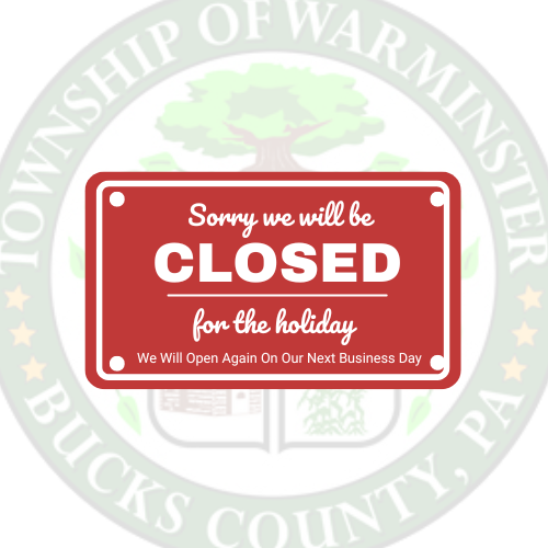 Twp Offices Closed For Holiday