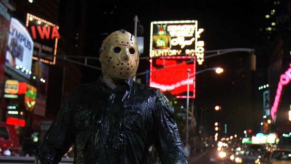 Still image from “Friday the 13th Part VIII: Jason Takes Manhattan.”