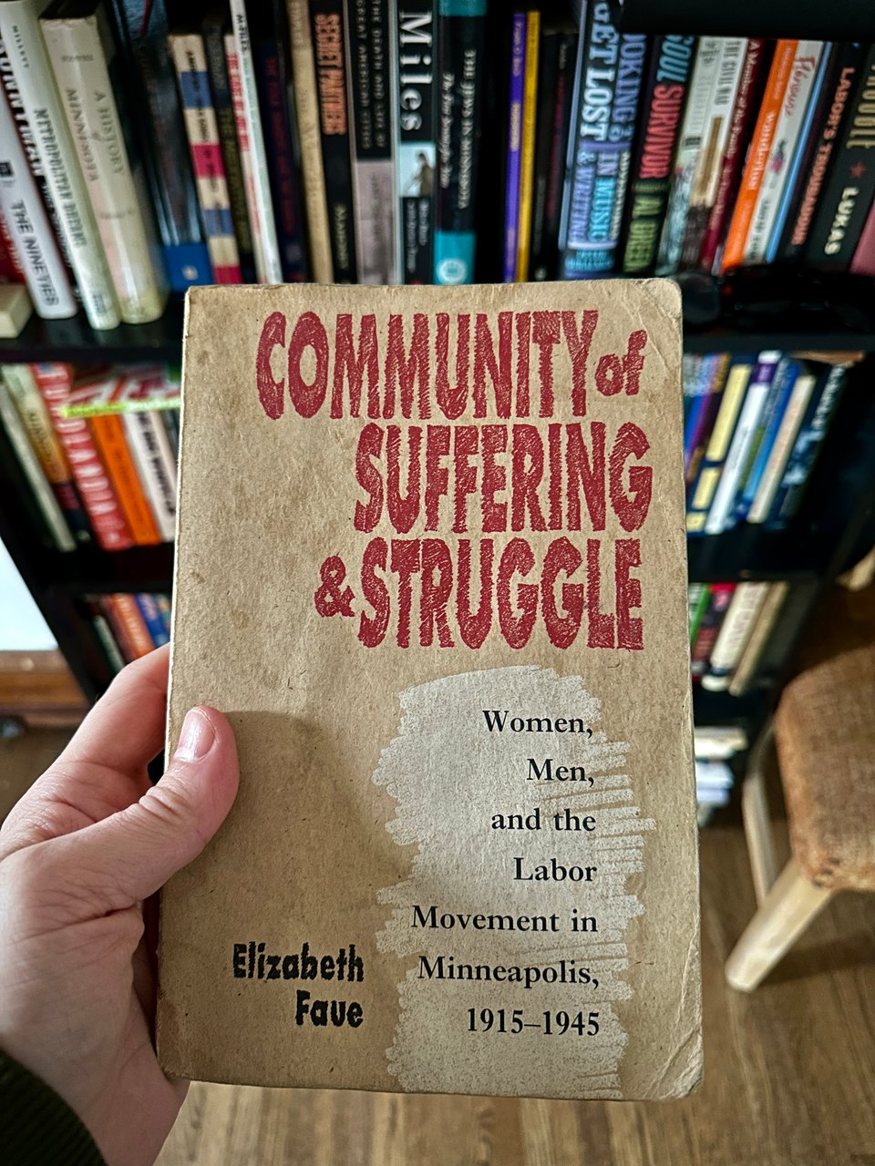 Photo of the book "Community of Suffering & Struggle" by Elizabeth Faue