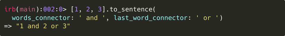 to_sentence with params
