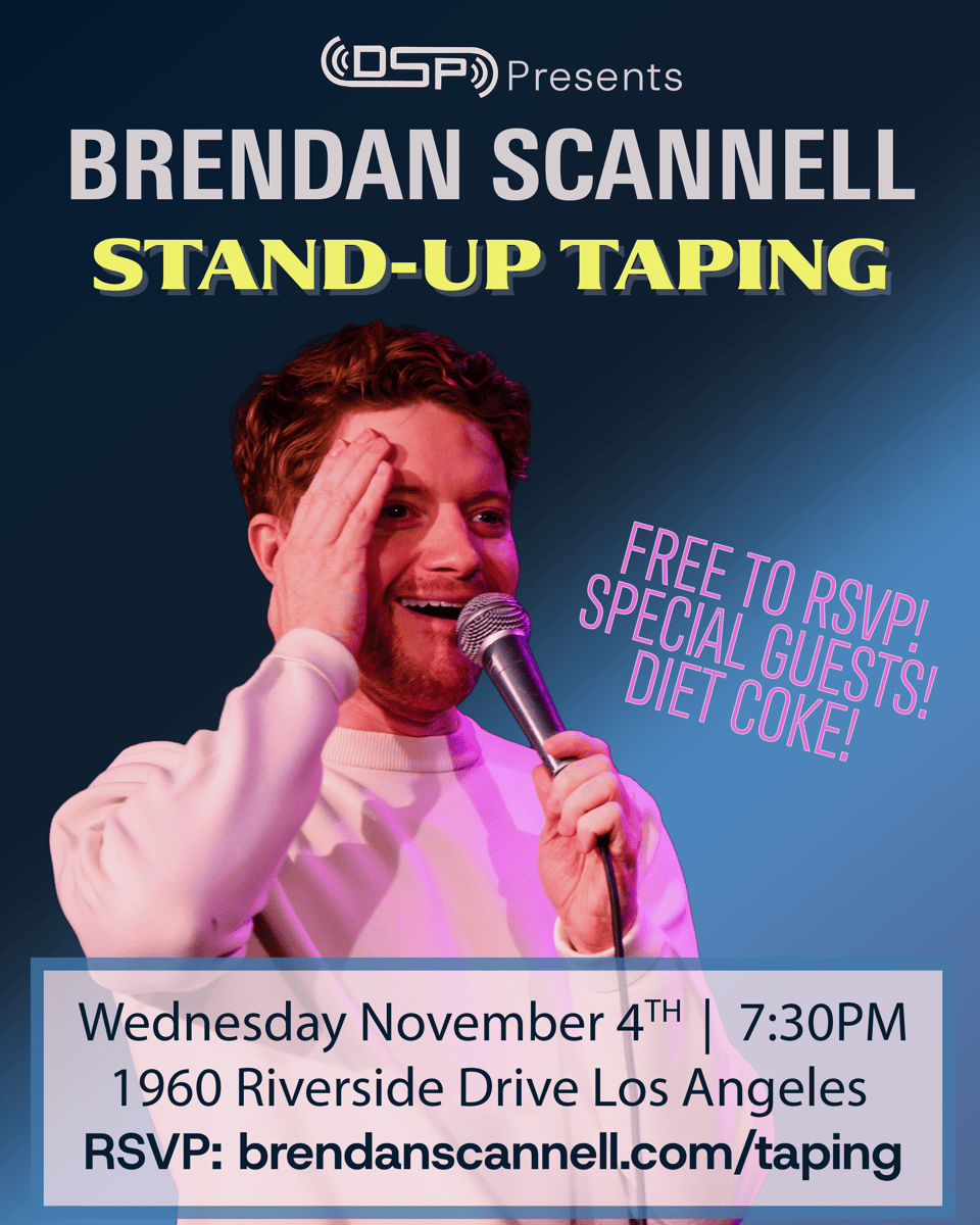 Brendan's Standup Taping LA Nov 4th