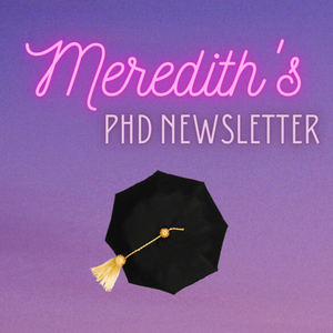 Meredith's PhD Newsletter logo