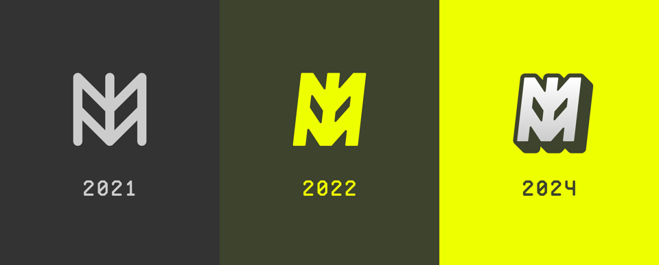 Evolution of the MVKB logo 2021 – 2024