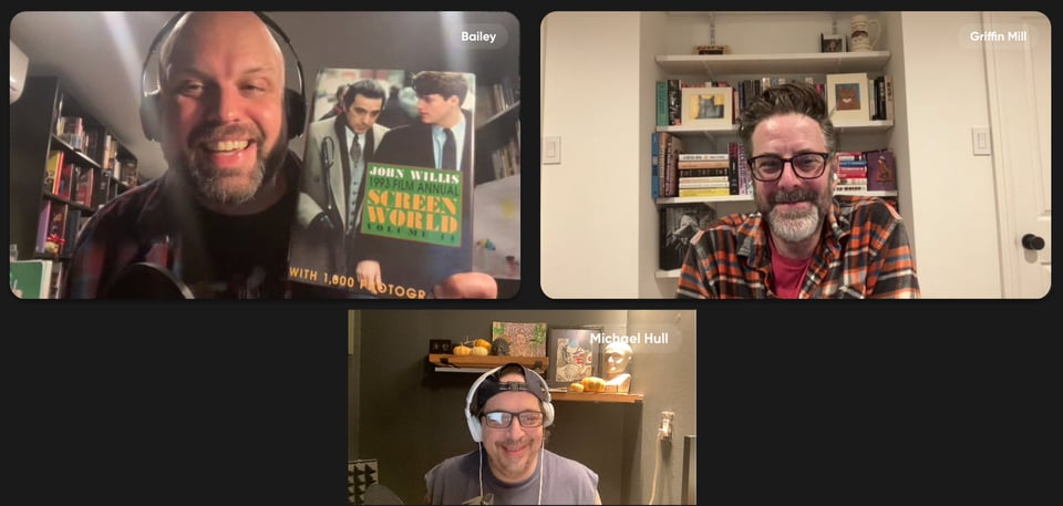 Guest Sam Adams with hosts Jason Bailey and Mike Hull.